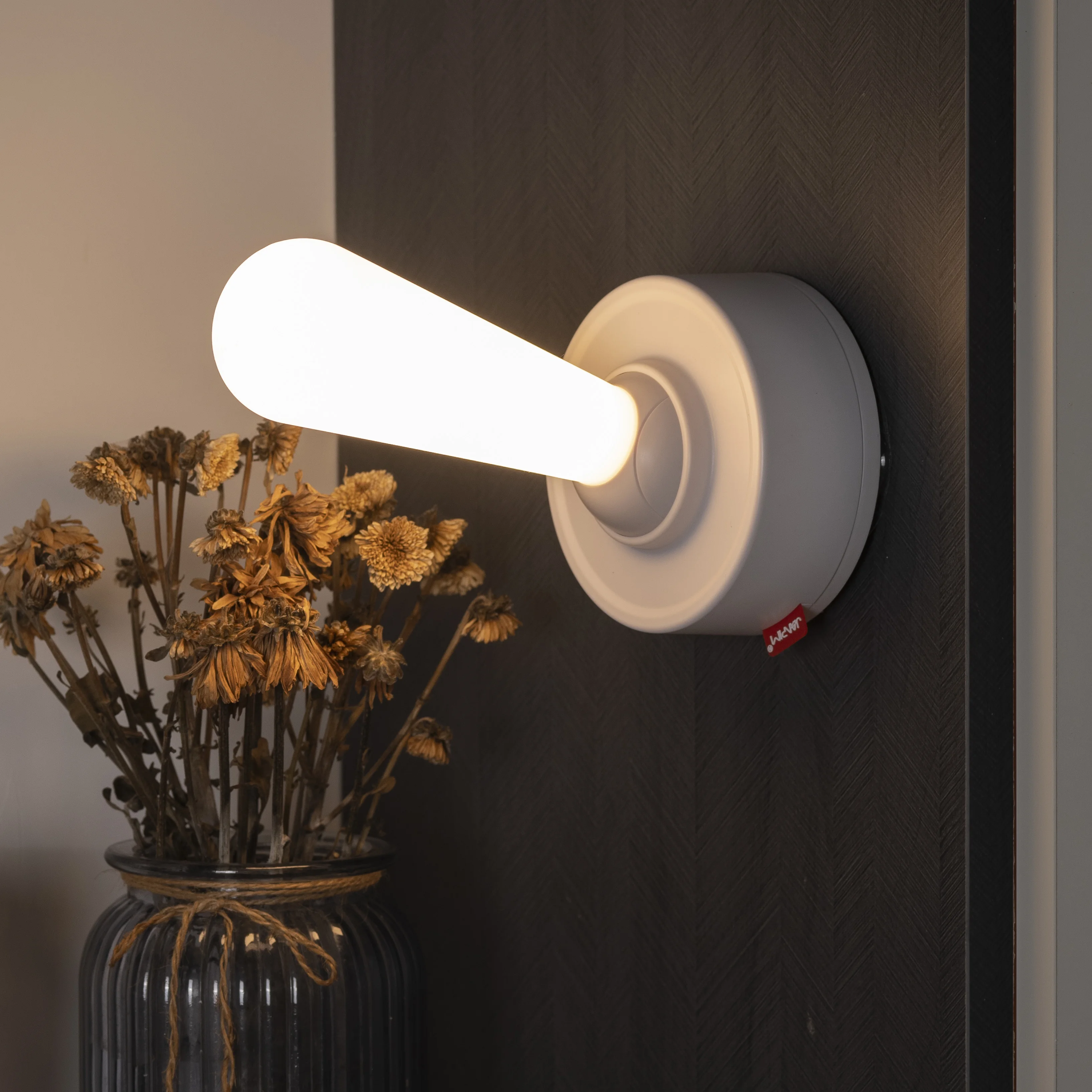 Silicon Lever Bedroom Table Lamp Companion Sleep Bedside Atmosphere Cordless Rechargeable Battery USB Toggle Led Night Lamp