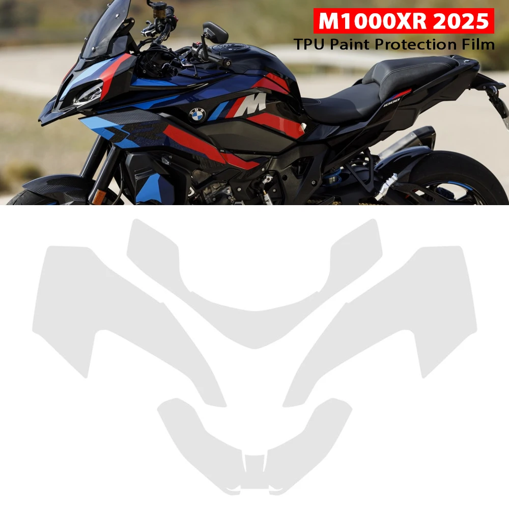 

M1000 XR Motorcycle Paint Protection Film PPF Self-Healing TPU Clear Anti-Scratch UV Resistant Cover Kit For BMW M1000XR 2025