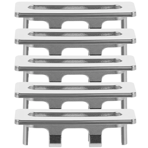 Imagen 2 del producto 5 uds cubierta decorativa lavabo desbordamiento canal de agua embudo grifo de plástico baño