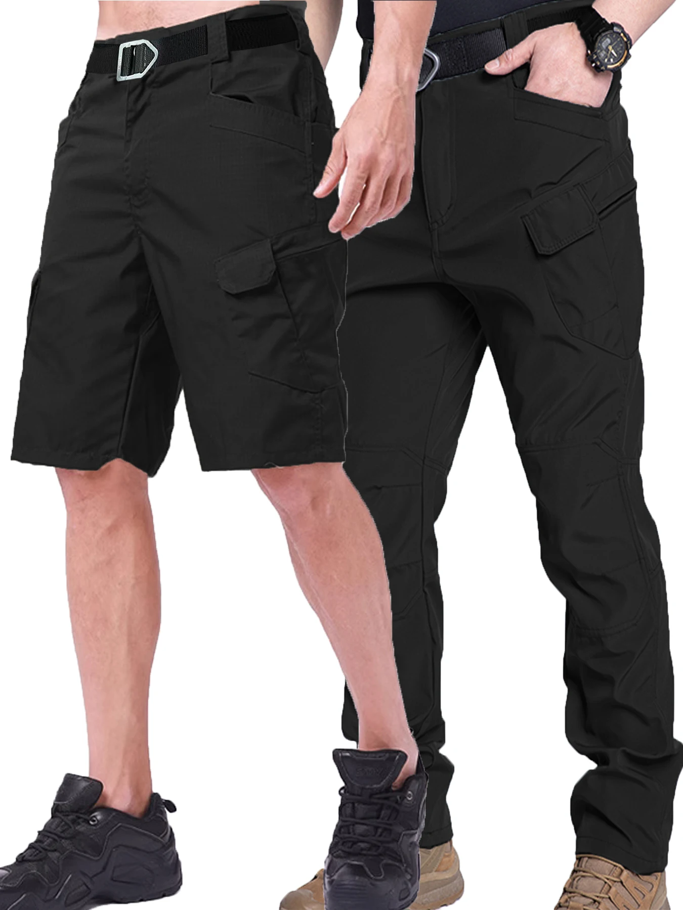 

Wear Resistant Work Pant Man Multi-pocket Straight Cargo Trousers Outdoor Jogging Tactical Pants Spring Autumn Casual Trousers