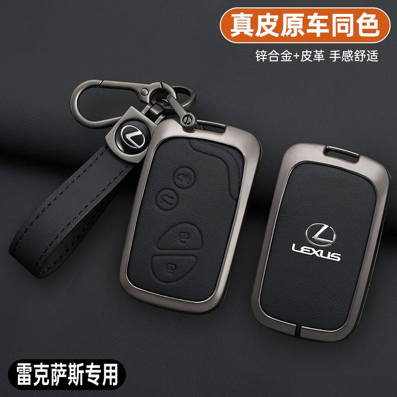 Leather Car Key Case Cover For Lexus IS250 IS300C CT200H GX400 GX460 RX270 ES240 ES350 LS460 450h GS430 GS350 LX570 IS350 RX350