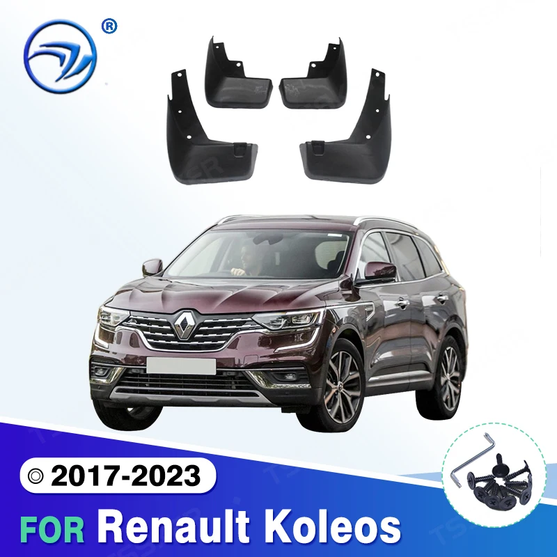 For Renault Koleos 2017 - 2023 2018 2019 2020 2021 2022 Car Mudflaps Mud Flaps Splash Guards Mudguards Flap Fender Accessories