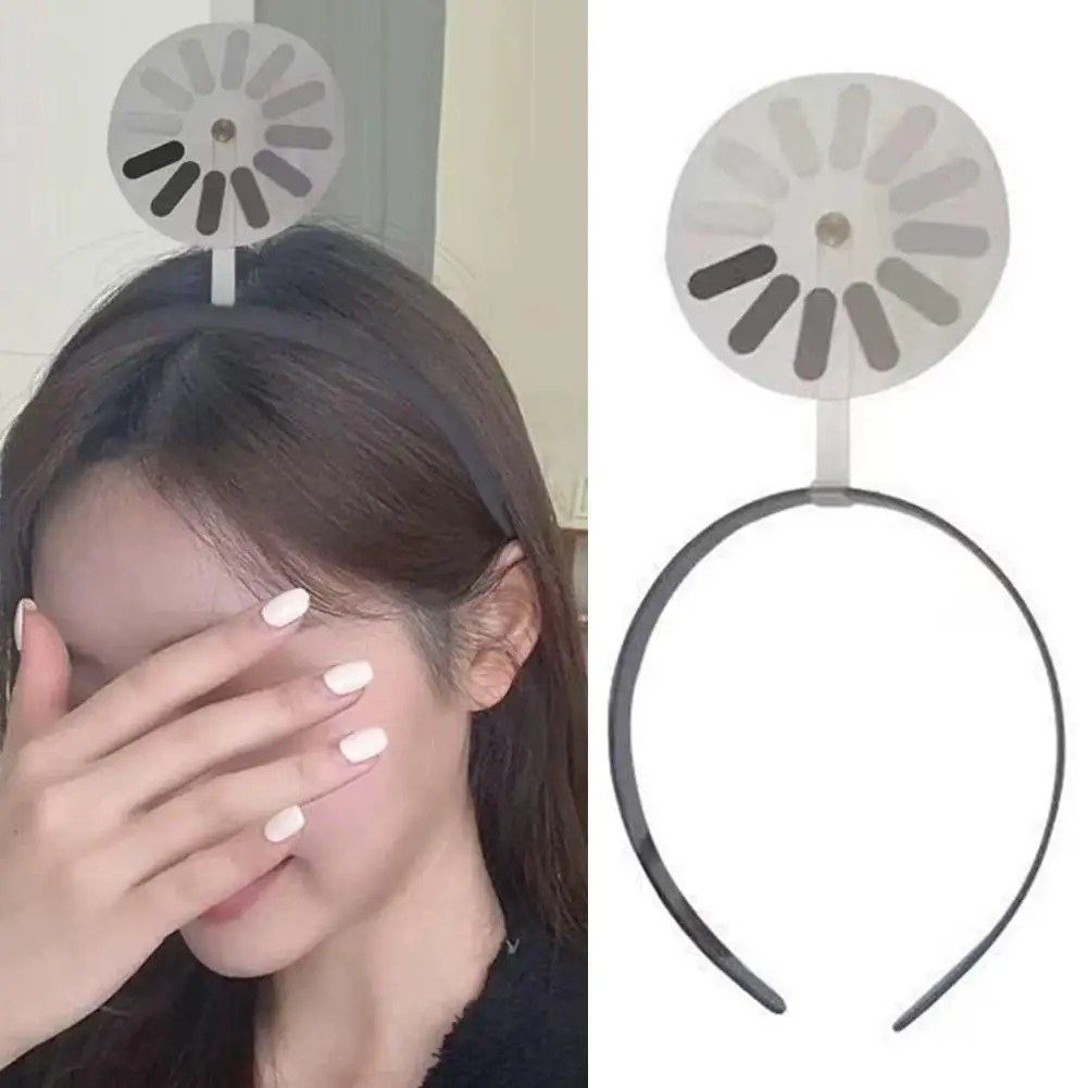 새로운 재미 있은 회전식 간단하고 귀여운 장난 머리띠 액세서리 두뇌 로딩 머리띠 간단하고 귀여운 축제 파티 장식
