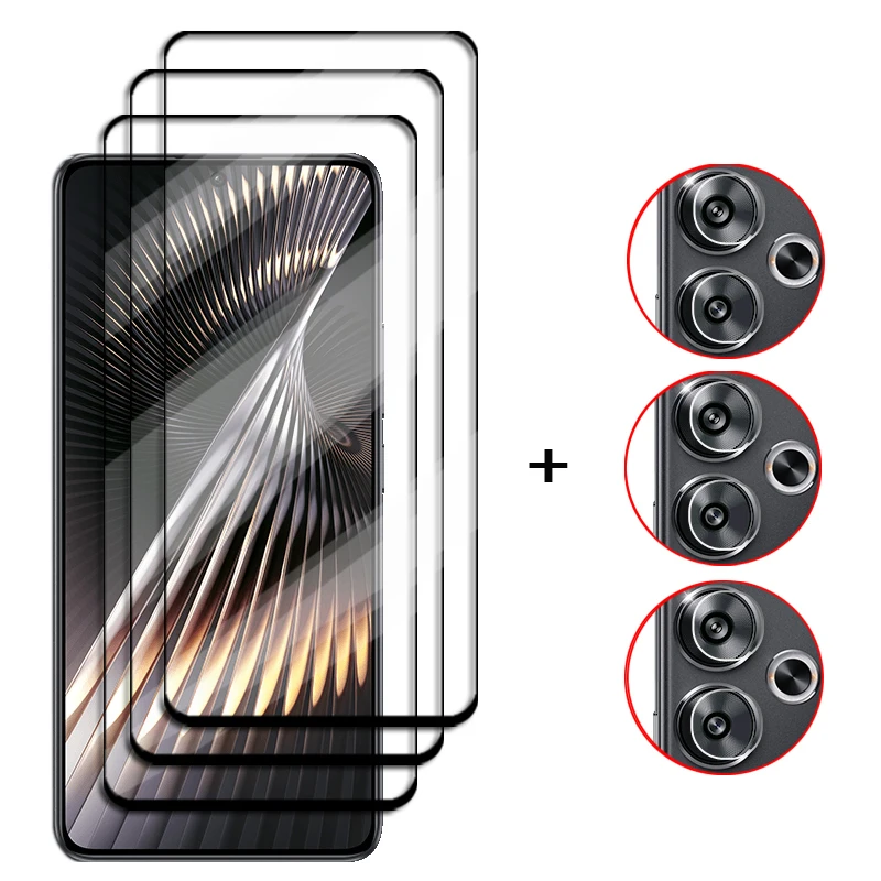 

For Xiaomi Poco F6 Screen Glass Tempered Glass Poco F6 Screen Protector HD Protective Phone Lens Film For Poco F6