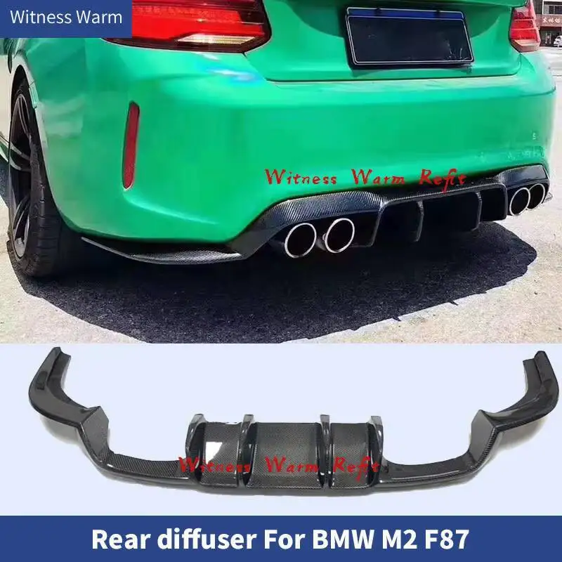 Pare-Choc Arrière en Fibre de Carbone, Diffuseur Jules pour BMW Série 2 F87 M2, Kit de Carrosserie Tuning 2015-up