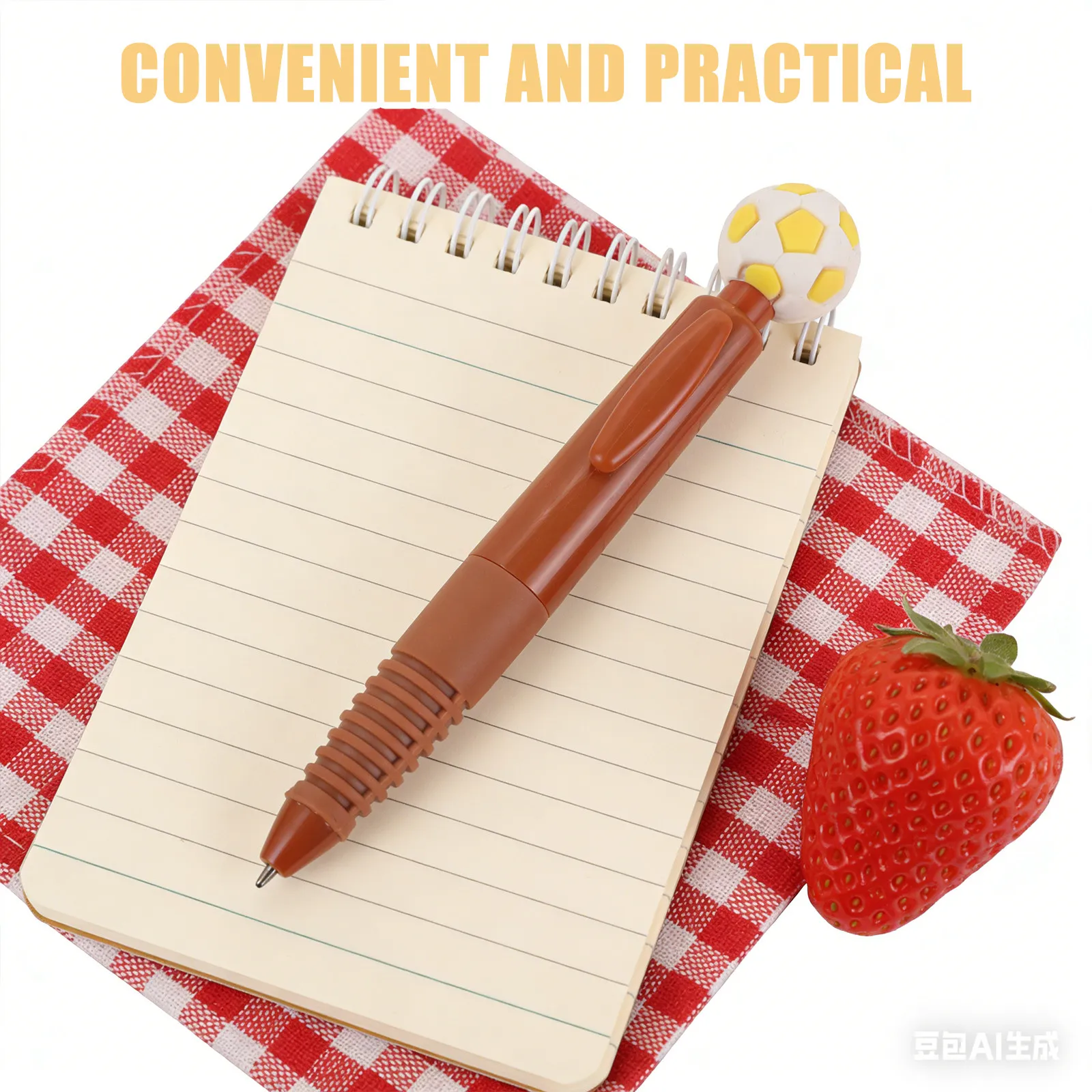 

Ballpoint Pen Football Gift Smooth Writing Tool Souvenir Themed Premium Ink Office School Use