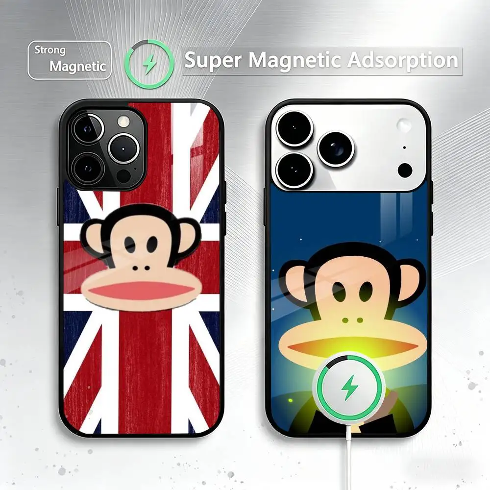 

Fashion Logo P-Paul f-Frank Phone Case For iPhone17,16,15,14,13,12,11 Plus,Pro Magnetic For Magsafe Wireless Charging