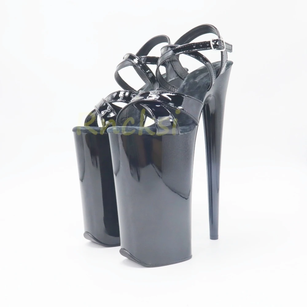 26CM pole dance PU high heels super high heel stripper pole dance shoes New open-toe party stage performance shoes