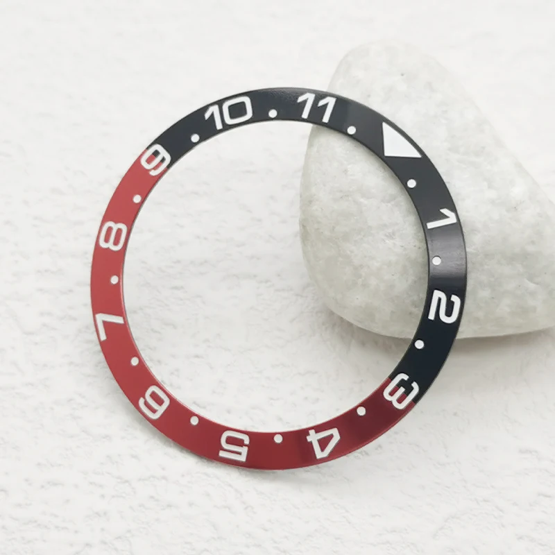 38mm x 30.6mm Horloge Bezel Insert Fit Voor SKX007 SKX009 SKX011 SKX17 SUB Horloge Case NH35 NH36 Mannen horloges Vervangen Bezel Ring