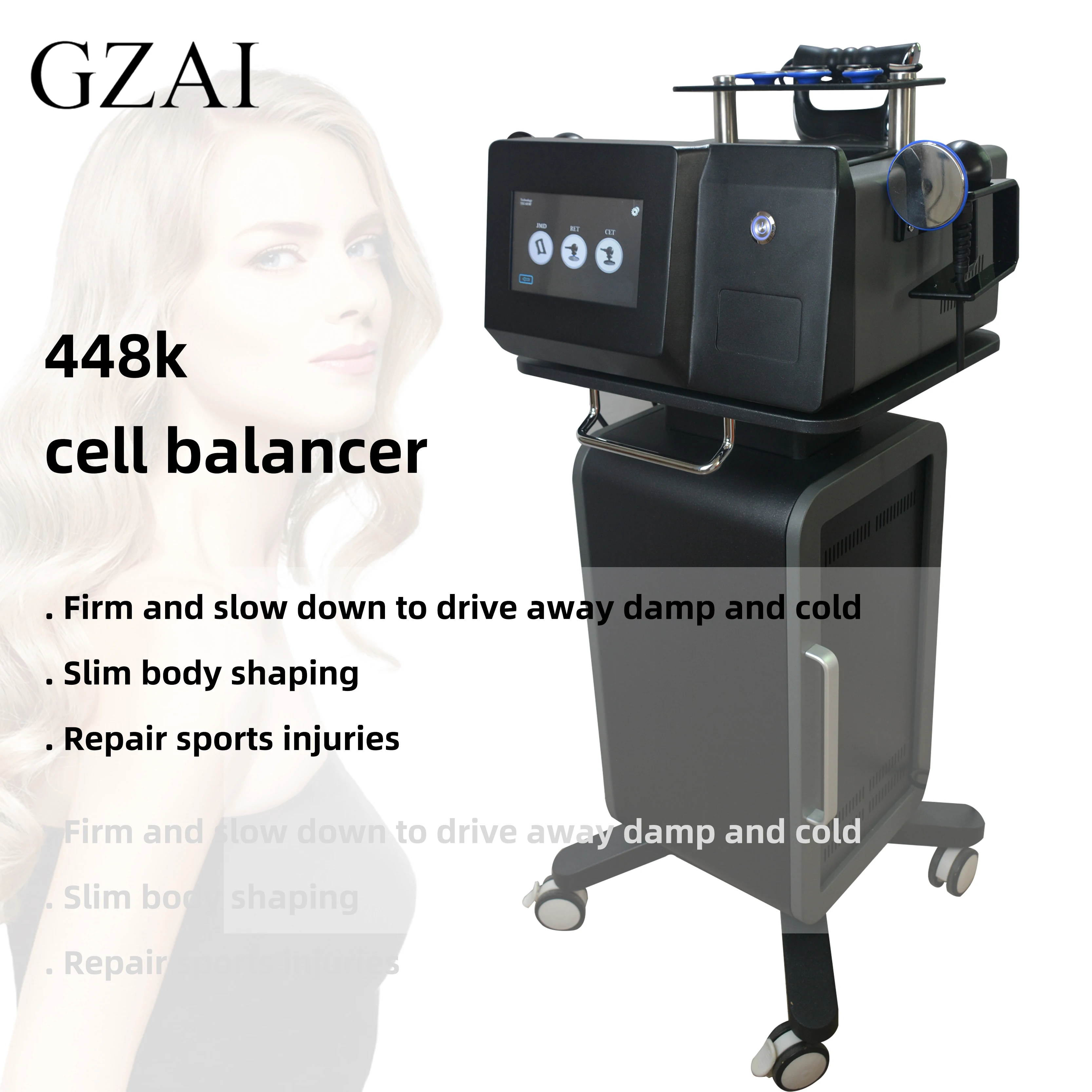 GZAI Machine anti fat mass, patch, heat transfer radio training, reset cap