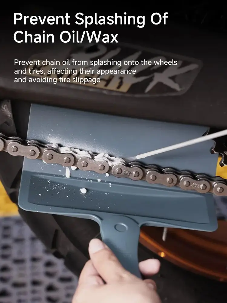 AliExpress ESLNF Upgrades Chain Lubrication Device Motorcycle Chain Grease Tool Long Lasting Oiler Baffle For Motorbike Fast Electric Bike Clean