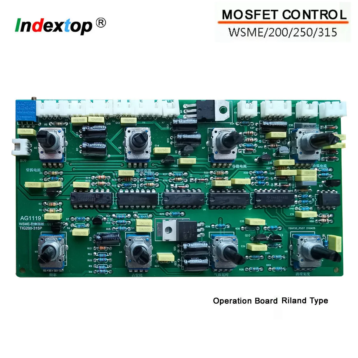 AC/DC WSE WSME 200 250 315 Control Panel For Aluminium Welding Machine Operation Card Jasic Riland Welding Machine Accessories