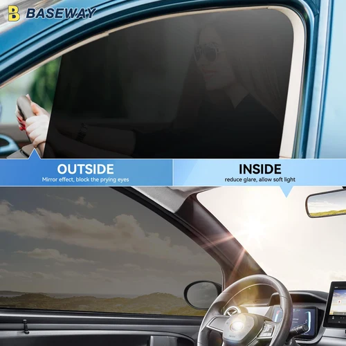 Imagen 2 del producto 75/50cm X 3m Película de tinte para ventana coche, pegatinas vinilo privacidad antiapariencia, parasol, Protector Solar ventanas, vidrio UVcristal tintado autoadhesivo pelicula Tintada Adhesivo Protección Cristal