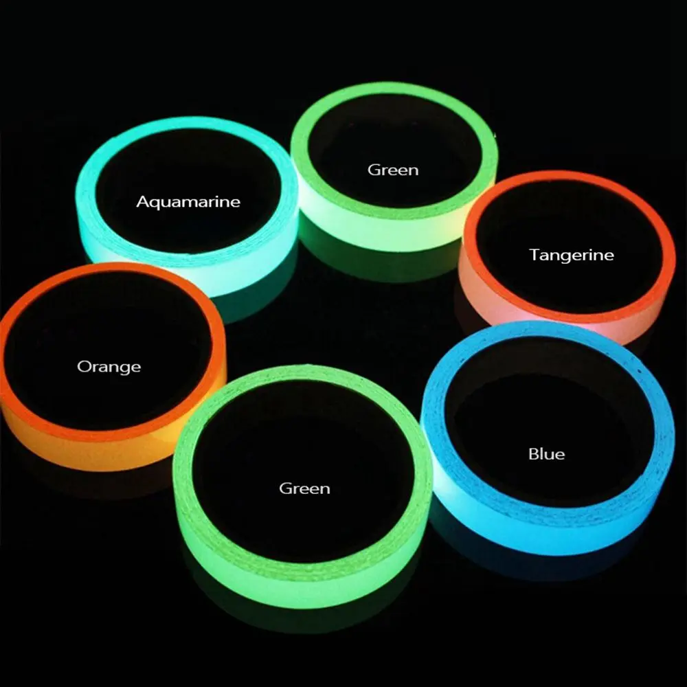 Luminous Tape Sticker High Luminance Glow Removable Waterproof Photoluminescent Glow in The Dark Safety Warning Tape