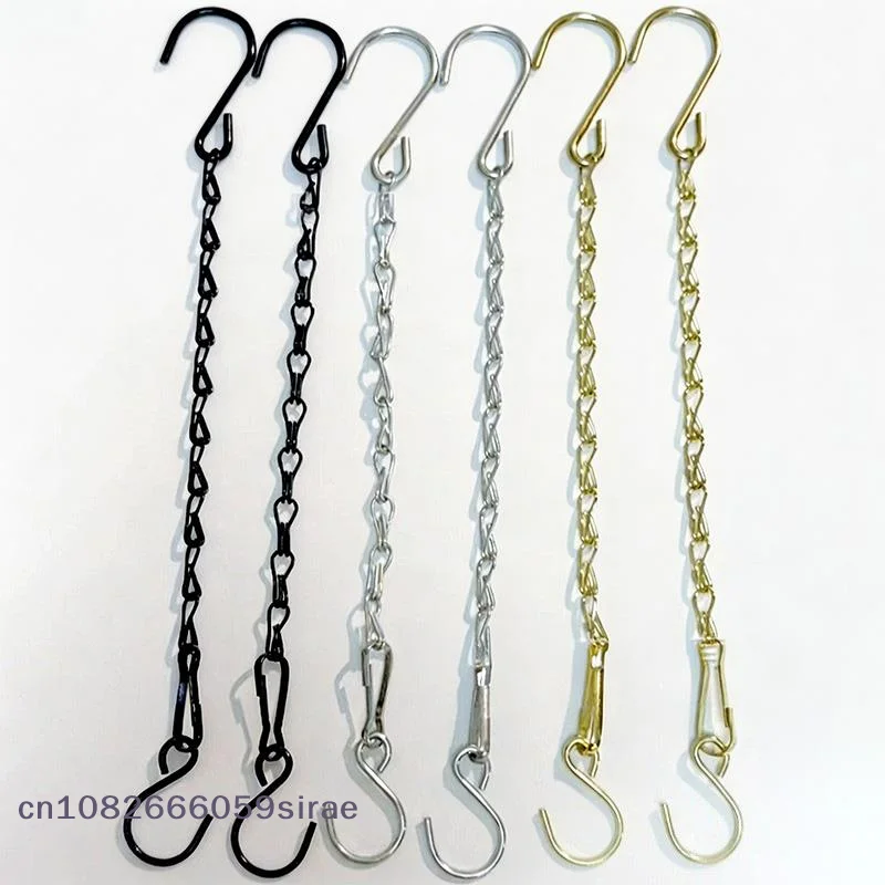 （CC44）Hanging Chains For Flower Pot Basket Bird Feeders Planters Lanterns Ornaments Plant Hangers