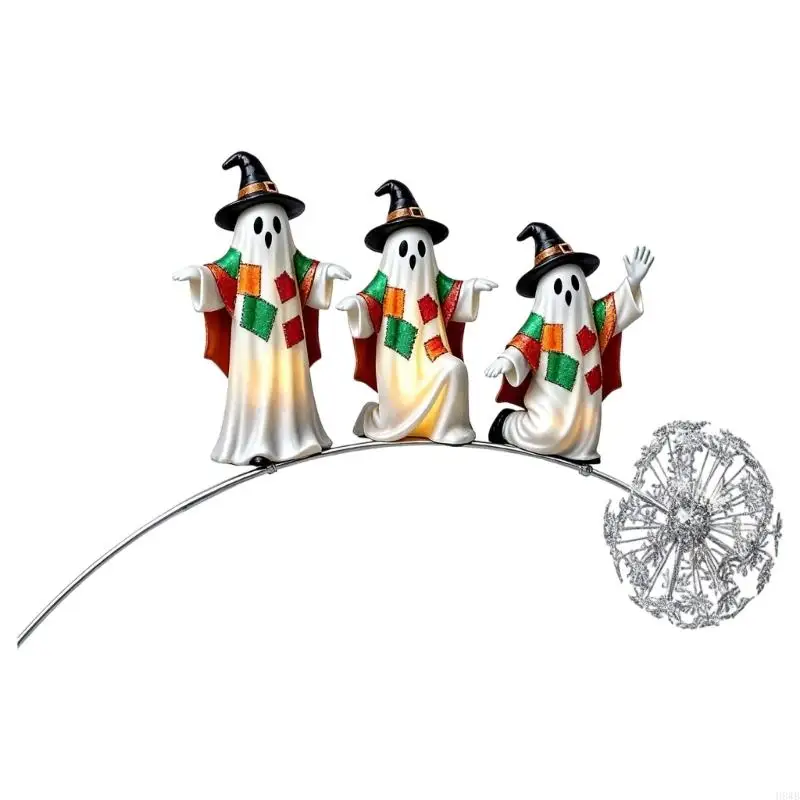 H8WB Outdoor Metal Garden Stake for Flower Zones, Lawn Edges and Pot Decoration, Iron Form for Open Soil Garden Layouts