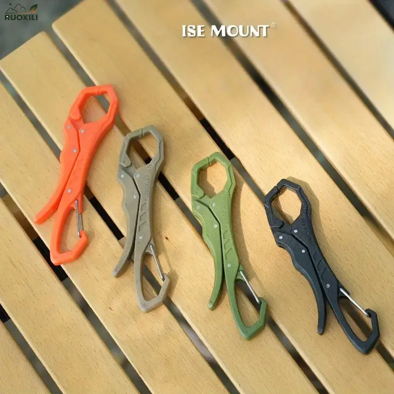 

1pc Multifunctional Mini Fish Mouth Clip,Portable Nylon Gear Clip for Outdoor Leisure,Durable PA Material, Single Pack Hand Grip