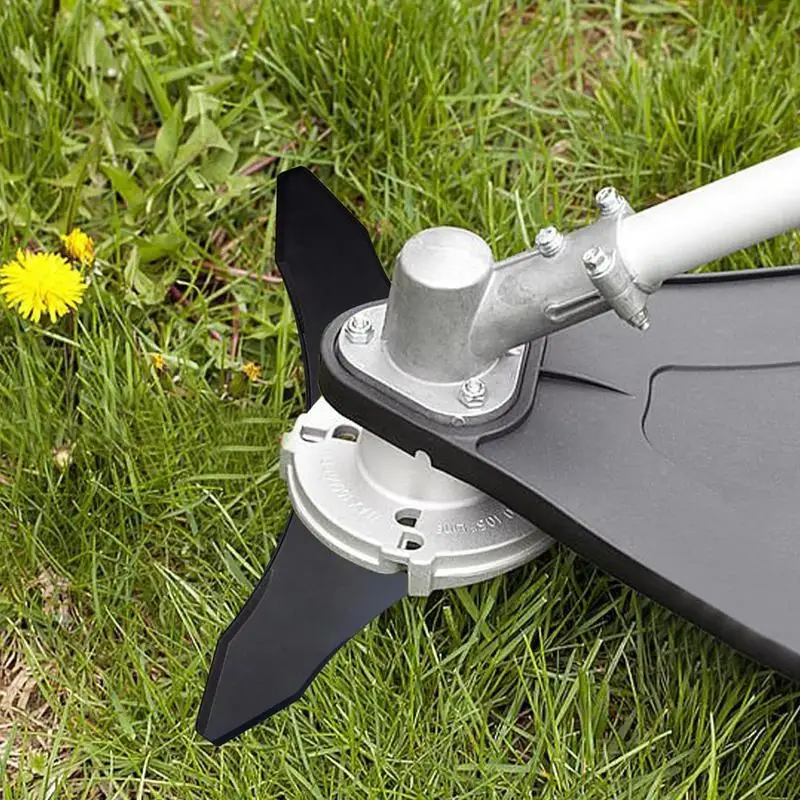 

Lawn Mower Cutter 3 Teeth Grass Eater Cutter 2 Pieces Mowing Machine Attachment For Yard Maintenance Vegetation Control