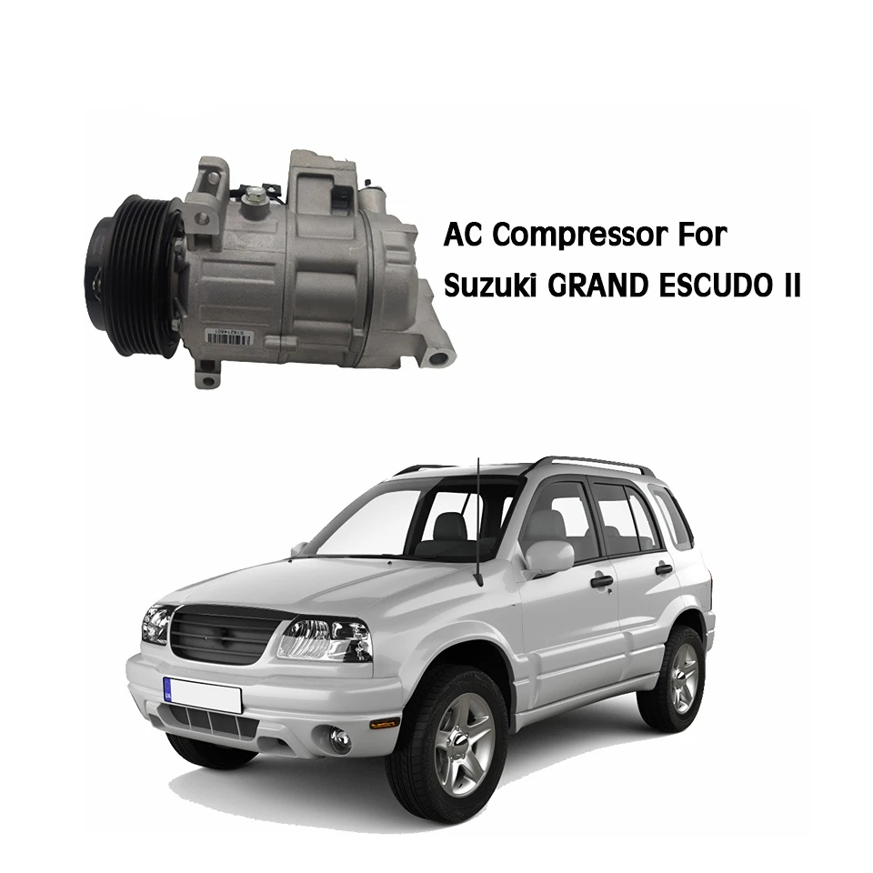 Car AC Air Conditioning Compressor For Suzuki GRAND ESCUDO II 2 Grand Vitara Automotive Air Conditioner Compressor 95201-67JA0