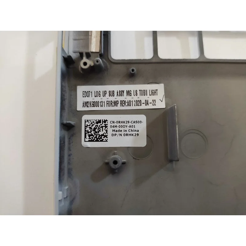 f  RHK29 FOR DELL Alienware M17 R2 Laptop C Shell Palm Rest White