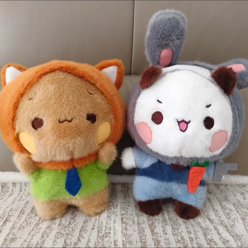 

Горячая распродажа: плюшевые игрушки-персонажи из мультфильма — панда Бубу и Дуду, Джуди Хоппс и Ник Вайль, милые куклы, подарки на день рождения