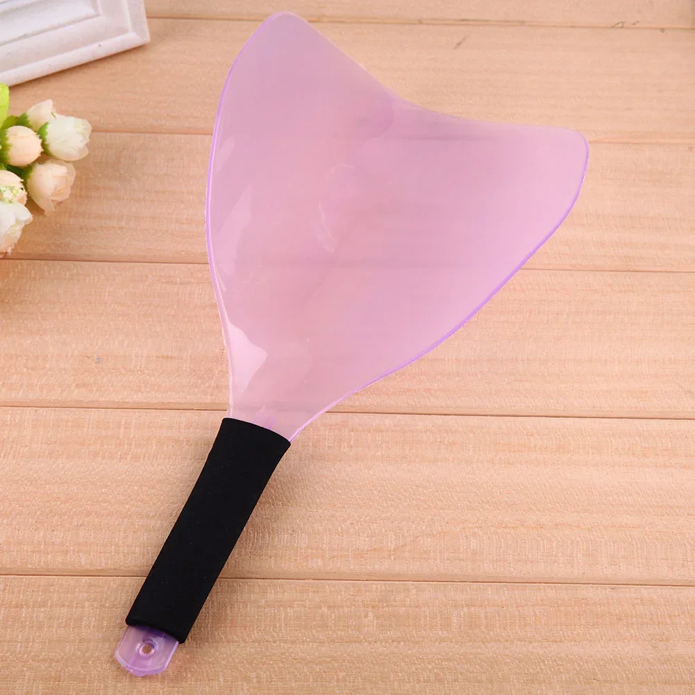 Hairdresser Plastic Face Spray Shield Haircutting Mask Protect Eyes Shield with Handle Hair Spray Mask for Home Barber Salon