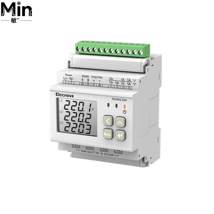 PD194Z-E14 DIN Rail Multi-Circuit Meter LoRa Wireless Smart Energy Meter RTM 0.5S High Precision  Monitoring