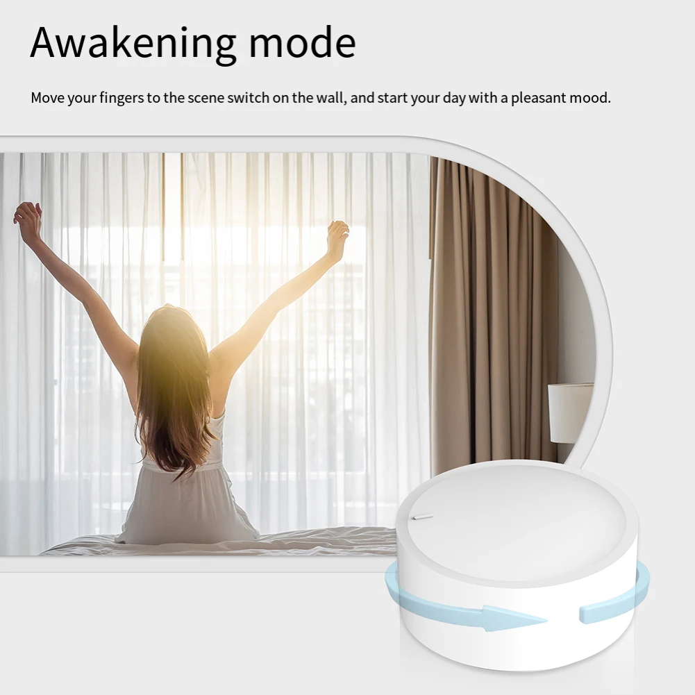 For ZigBee Wireless Smart Dimmer Switch for Home Use Compatible with forTUYA Application Custom Lighting Control