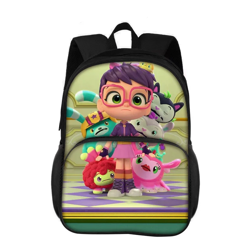 Abby Hatcher Round Front Bag Backpack New Cartoon Print Student Boys and Girls Best Birthday Gift for School