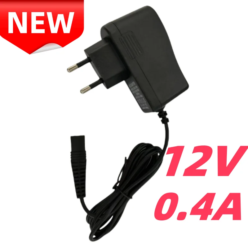 

12V 0.4A 2-Prong EU/US Wall Plug AC Power Adapter Charger for Braun Shavers 190 199 1775 330 340 4775 4745 5412 720 979 9565