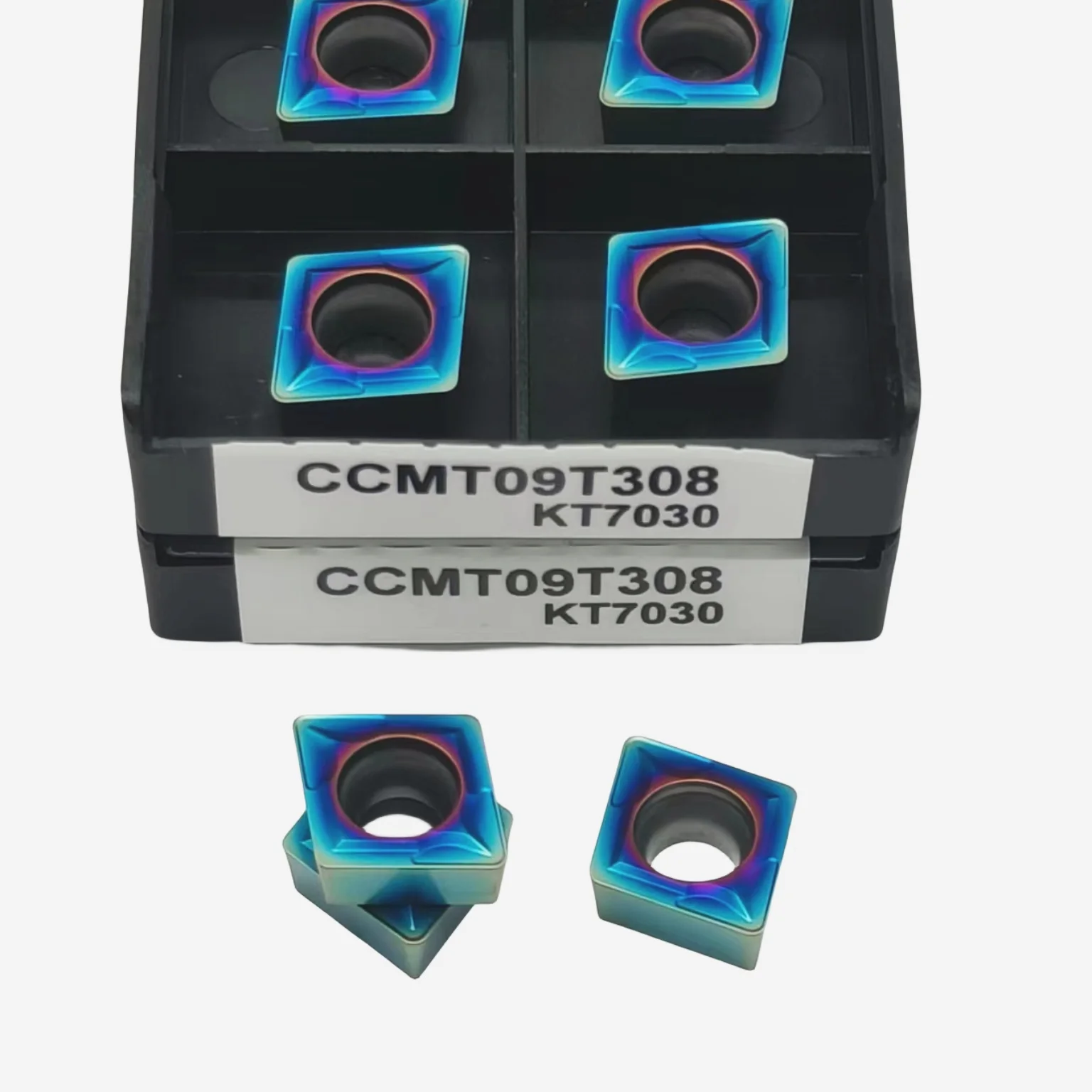 10 pz CCMT09T304 CCMT09T308 utensile per tornitura interna in metallo CCMT 09 t304 CCMT 09 t308 utensile per inserto per tornitura in metallo duro