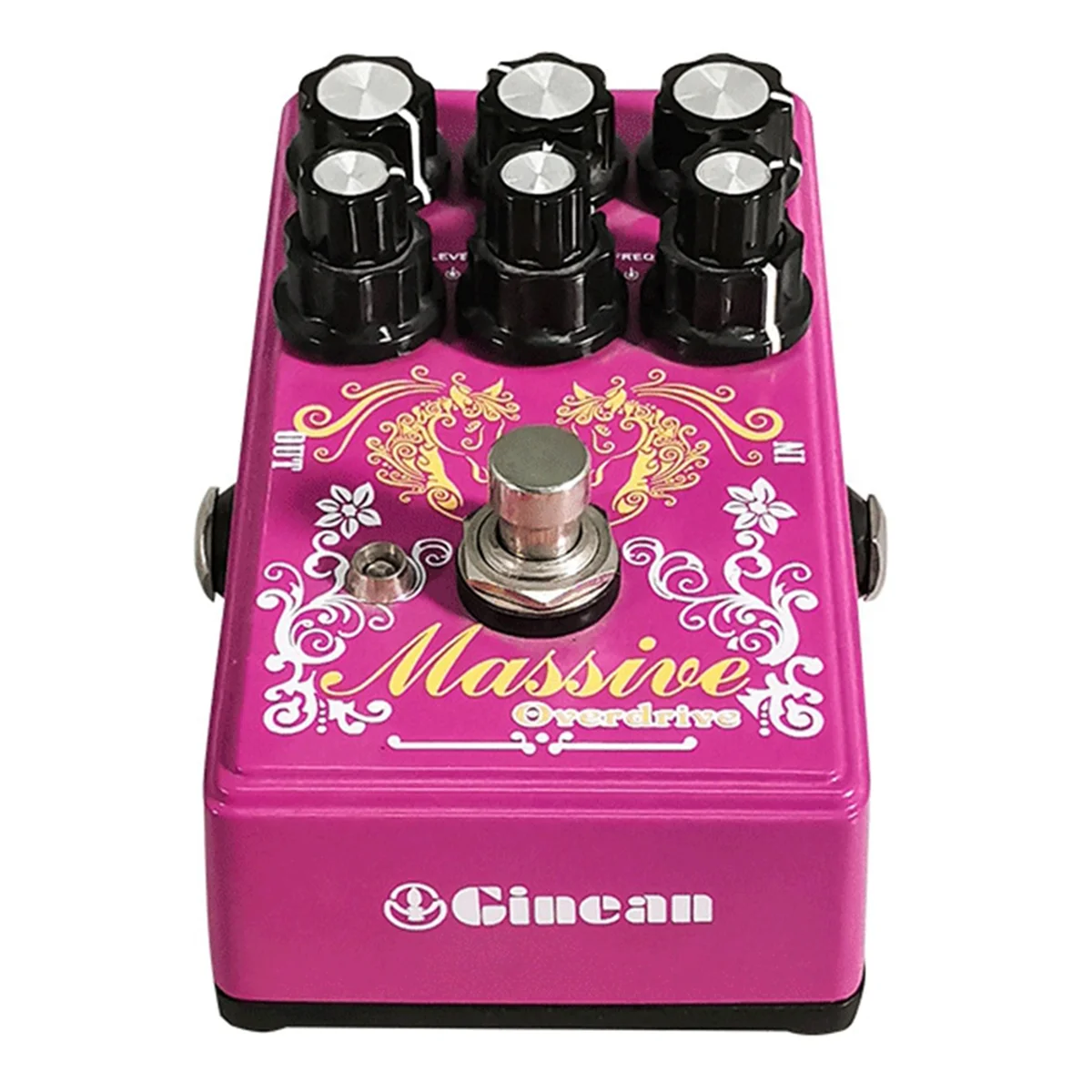 ABLJGuitar Distortion Overdrive Effect Pedal, Depth ,Level,3-Band Parametric EQ Sound Modifier,Overdrive Guitar Pedal