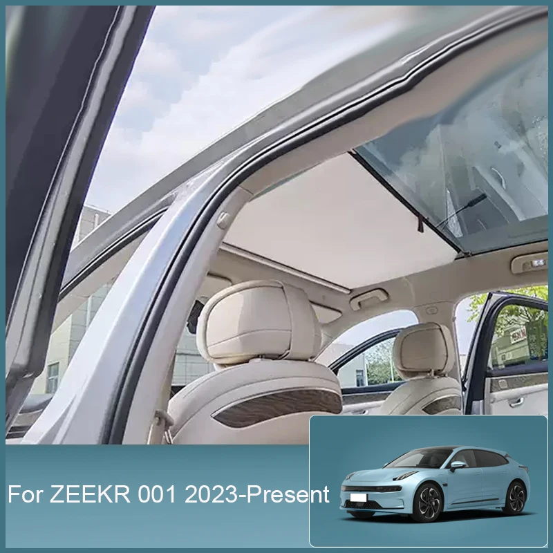 

For ZEEKR 001 2023 2024 2025 Car Retractable Sunroof Sunshade Skylight Roof Heat Insulation Shading Auto Interior Accessories