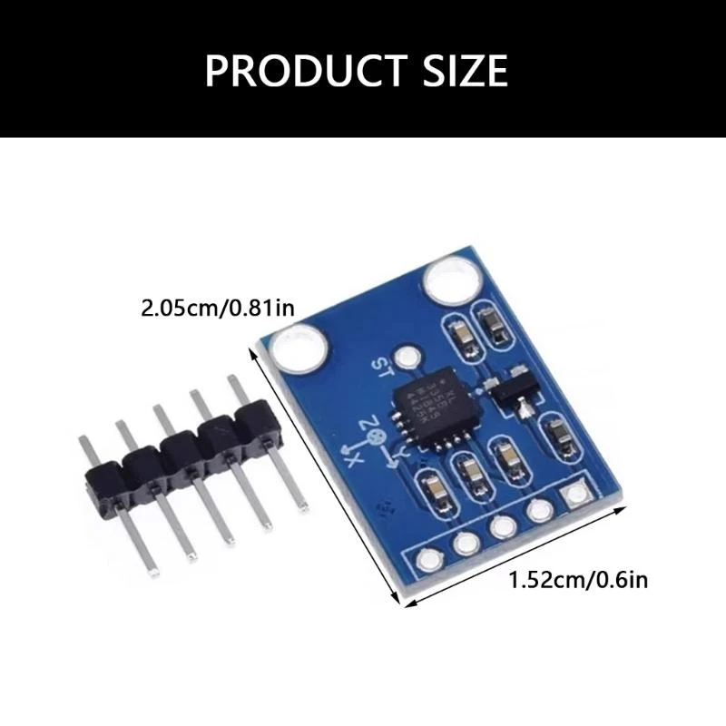 3pcs GY-61 ADXL335 Modul Accelerometer Output Analog untuk Perangkat Kesehatan Robot