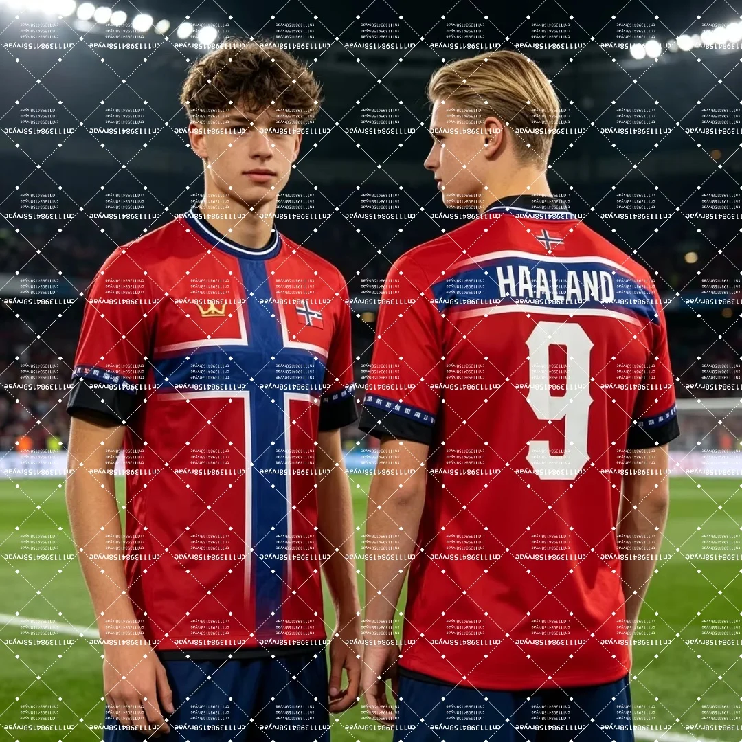 Norway Haaland #9 Soccer Football Top Men T Shirt Women Tee Boys Top Children Parent Child Quick Dry Short Sleeves Kids Tshirt