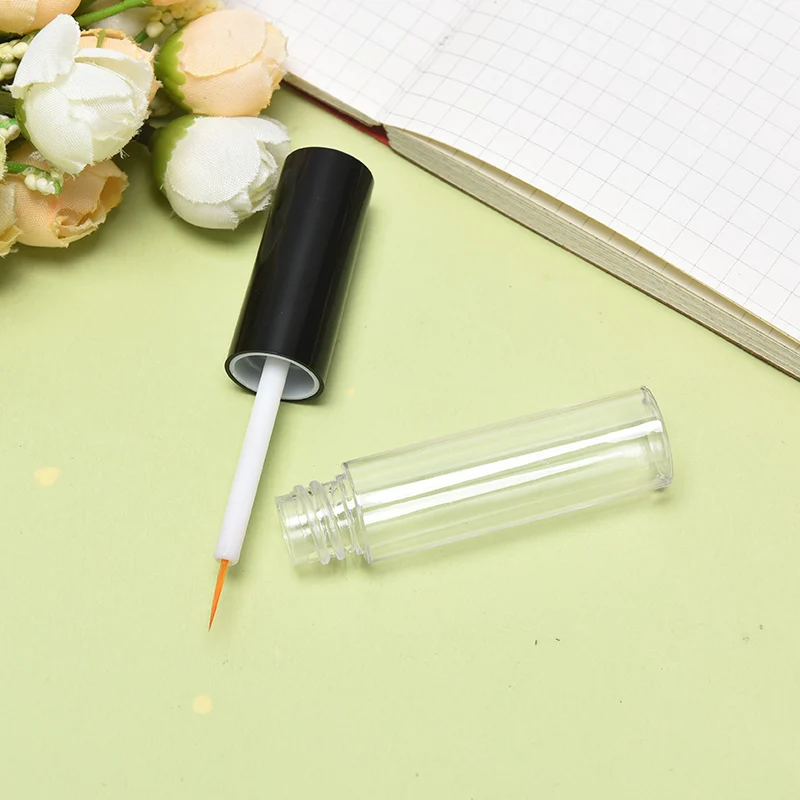 8ml Empty Liquid Eye Liner Transparent Tube False Eyelash Glue Bottle Eyeliner Container Make Up Tube