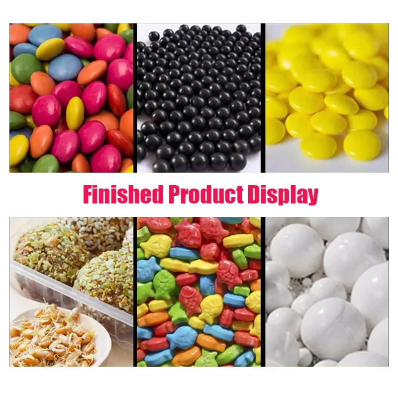 Multi-Function 110V 220V Commercial 1-3kg Sugar Coating Machine Peanut Chocolate Sugar Coater Film Plioshing Rounding Machine