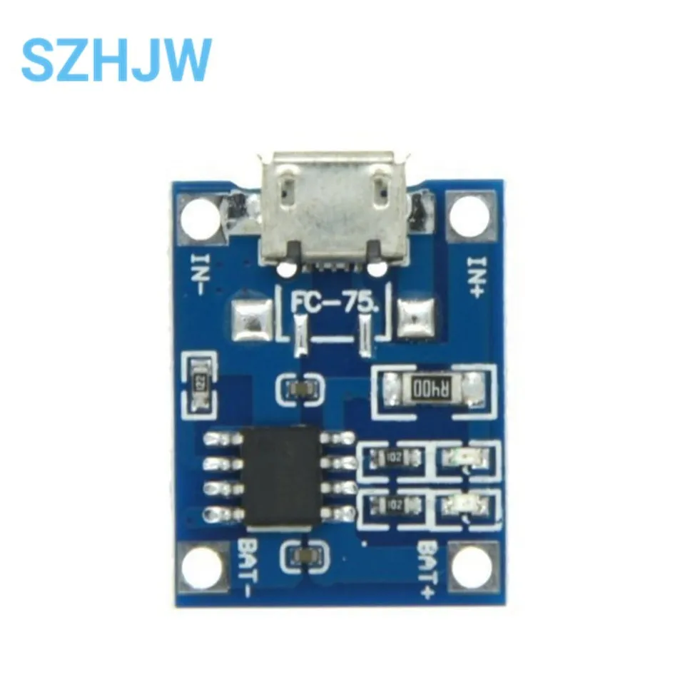 10PCS Type-c Micro Mini USB 5V 1A 18650 TP4056 Lithium Battery Charger Module Charging Board With Protection Dual Functions