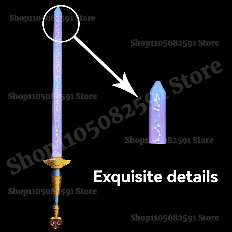 K-pop Rumi Miecz z Symbolami Stroje Demon Roleplay Miecz Łowców Rekwizyt Cosplay Kobiety Mężczyźni Halloween Karnawał Akcesoria do Kostiumów