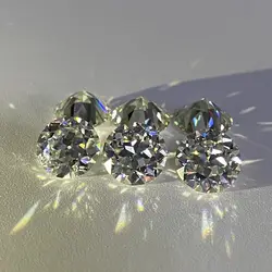 6mm-12mm Perfect Old European Cut White D VVS1 Round GRA Moissanite Diamond On Sale
