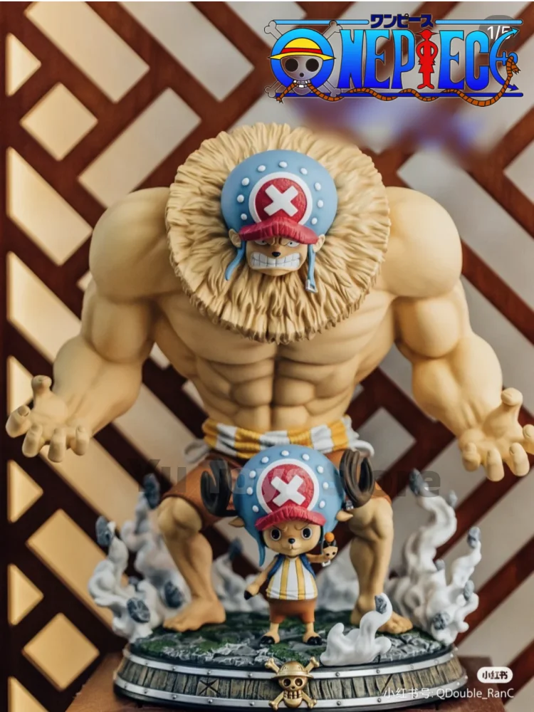 

39cm Original One Piece Tony Chopper Cask Action Figure Large Size Gk Anime Figurines Collection Model Luminous Statue Dolls Toy