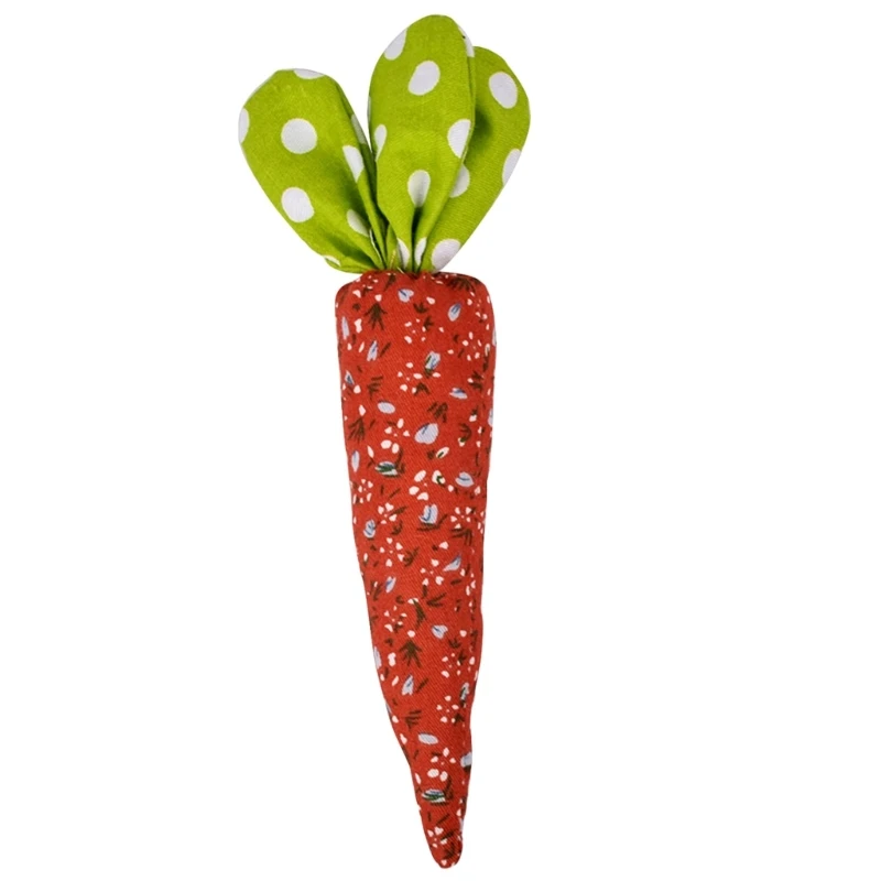 Decorative Carrot Cloth Easter Carrots Ornament Enhances the Festive Easter Party Decorations Dropship