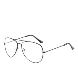 Finished Myopia Glasses Women Men Double Beam Nearsighted Eyewear Metal Frame Minus Diopter -0.5 To -6.0 HD Prescription Glasses