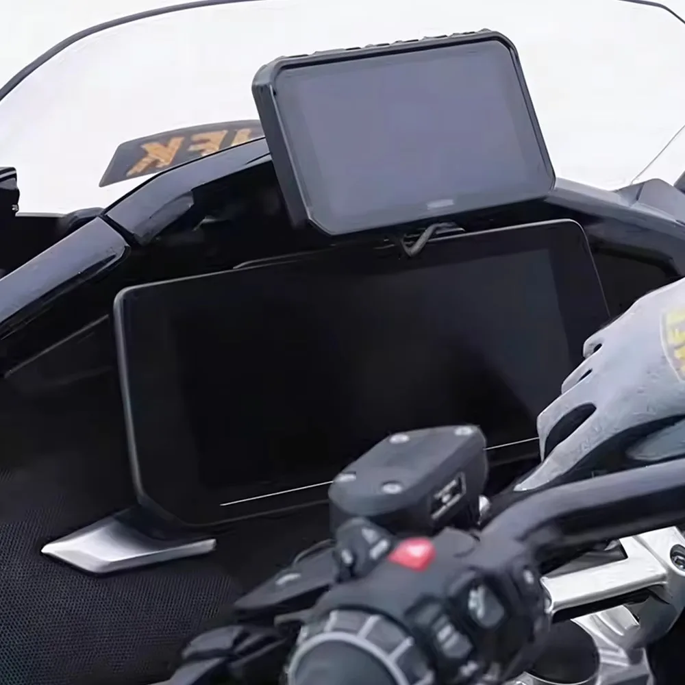 For BMW R1300RT R1250RT K1600GT K1600GTL K1600B CE04 Motorcycle Mobile Phone GPS Navigation Handle Bar Extension Bracke Sat Nav