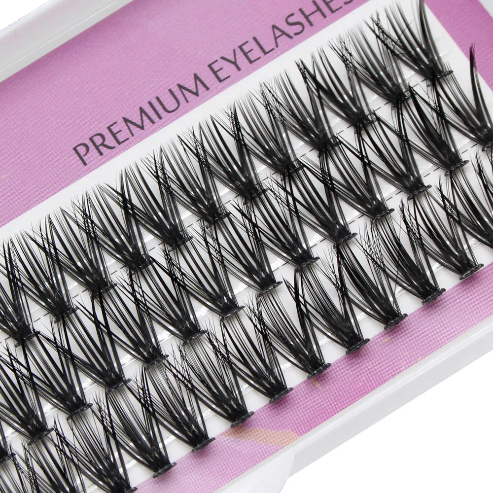 Mond lilie profession elle 20d 30d Einzel cluster Nerz Wimpern Verlängerung 3d Volumen effekt natürliche weiche Make-up Pfropfen Faux Wimpern – Detail 20