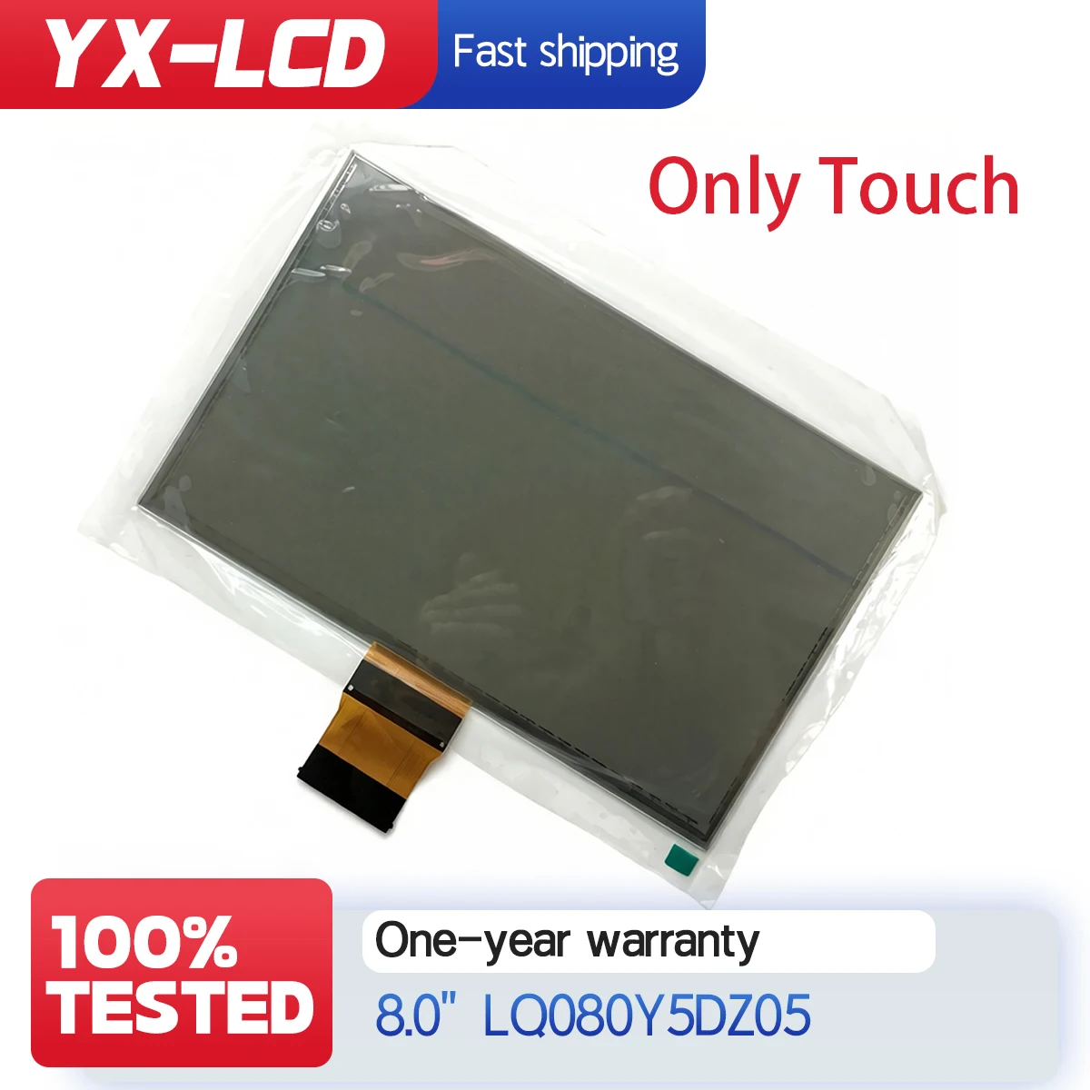 

Brand new 8.0 inch Touch Screen Panel LQ080Y5DZ05 LCD Digitizer For New SYNC 3 SYNC3 Car Auto Parts