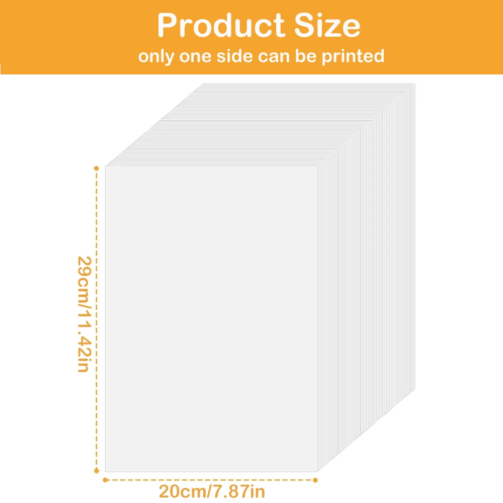 12Pcs Printable Shrink Plastic Sheets White Shrink Film Shrinky Art Papers for Inkjet Printer Kids Gifts DIY Keychains Crafts