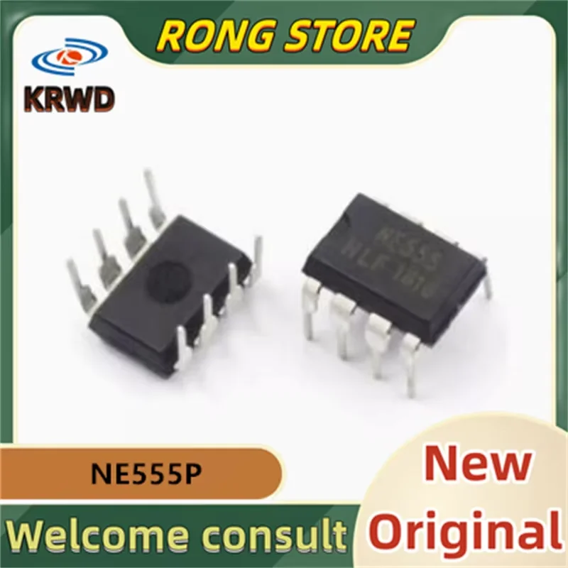 30PCS NE555 New and Original Chip IC DIP-8 NE555P N555