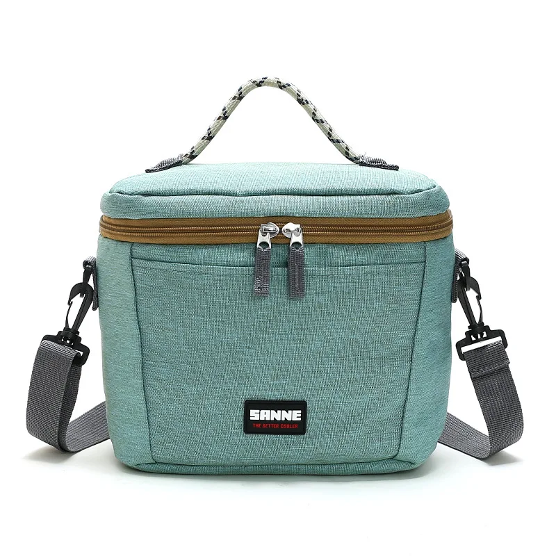 SANNE 7L Thermal Insulated Ice Bag 600D Waterproof Oxford Cloth Cooler Bag Portable Reusable Picnic Cooler Bag Lunch Box