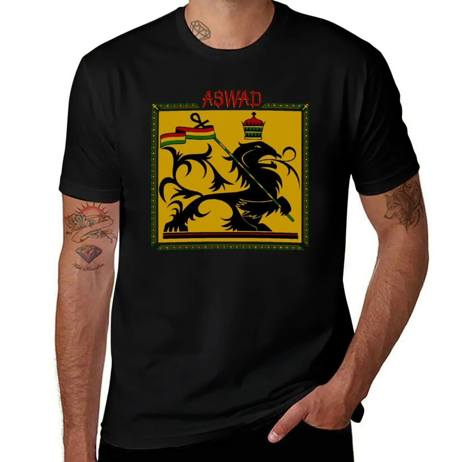 Aswad Reggae T-Shirt summer shirt customs mens t shirt graphic